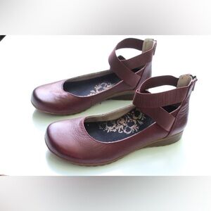 Aetrex Dakota Ankle Strap Ballet Flat